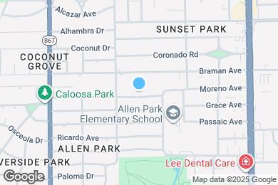 Map image of the property - 1641 Moreno Ave