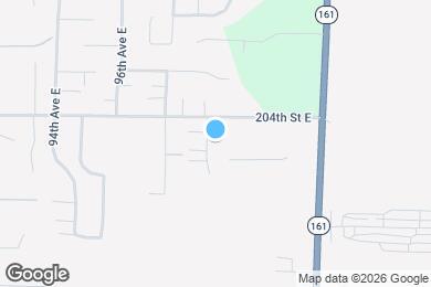 Map image of the property - 20427 98th Ave Ct E