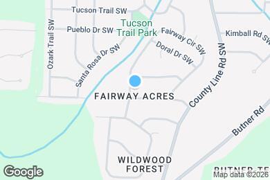 Map image of the property - 2528 Fairway Cir SW
