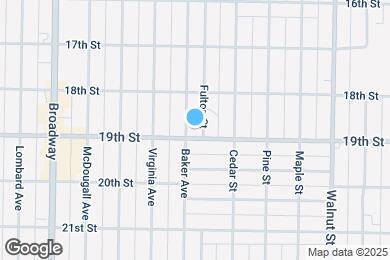 Map image of the property - 1827 Baker Ave