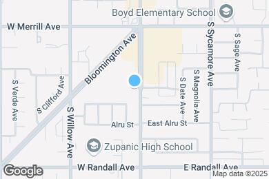 Map image of the property - Riverside Ave Apts