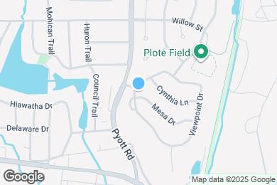 Map image of the property - 921 Mesa Dr