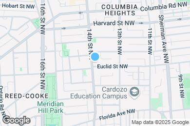 Map image of the property - 2601 14th St NW