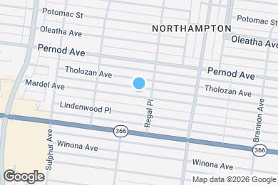 Map image of the property - 5521 Mardel Ave