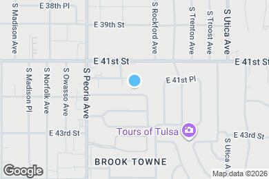 Map image of the property - 1419 E 42nd St