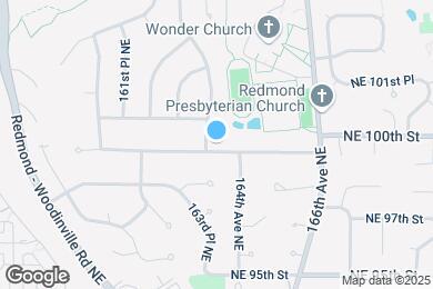 Map image of the property - 9910 163rd Ave NE