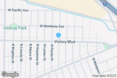 Map image of the property - 1801 W Victory Blvd