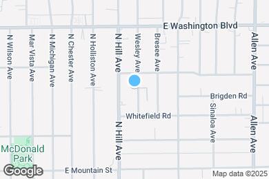 Map image of the property - 1143 Wesley Ave