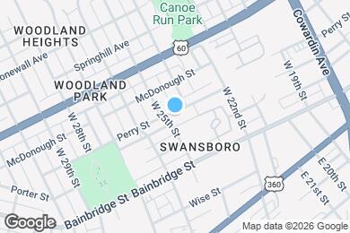 Map image of the property - 2418 Perry St