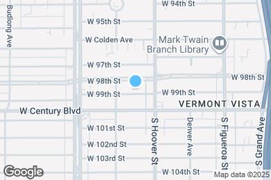 Map image of the property - 731 W 99th St