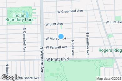 Map image of the property - 2241 W Morse Ave