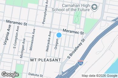 Map image of the property - 4234 Oregon Ave