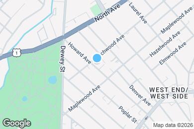 Map image of the property - 1158 Howard Ave