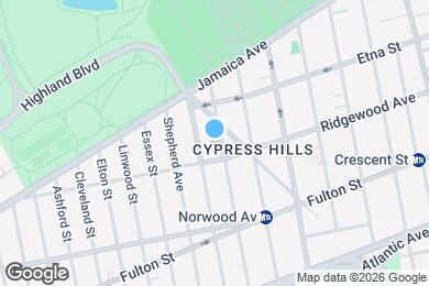 Map image of the property - 58 Hale Ave