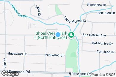 Map image of the property - 2873 White Oak Dr