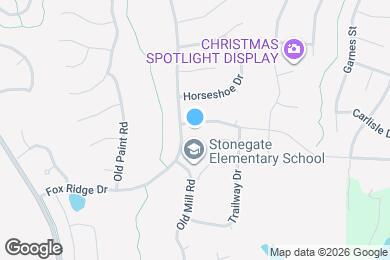 Map image of the property - 1519 Saddle Brook Rd