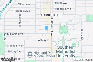 Map image of the property - 3412 McFarlin Blvd