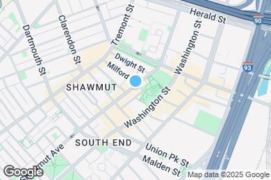 Map image of the property - 266 Shawmut Ave