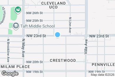 Map image of the property - 2724 NW 23rd St