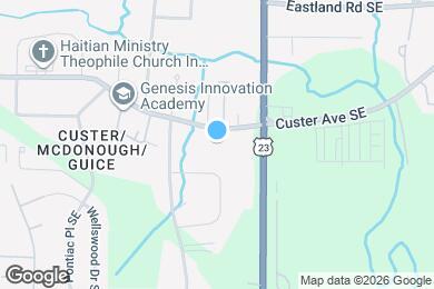 Map image of the property - 1131 Custer Ave SE