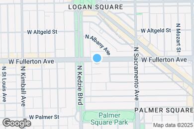 Map image of the property - 3123 W Fullerton Ave
