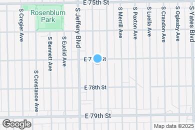 Map image of the property - 7711 S Chappel Ave