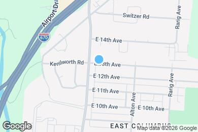 Map image of the property - 2835 E 13th Ave