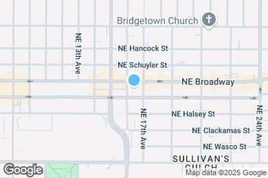 Map image of the property - 1620 NE Broadway St