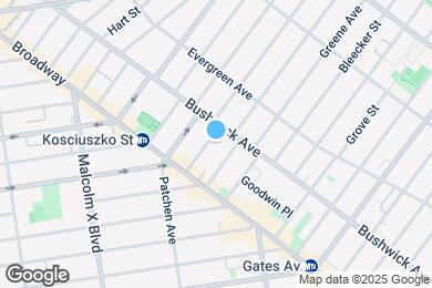 Map image of the property - 1150 Lafayette Ave