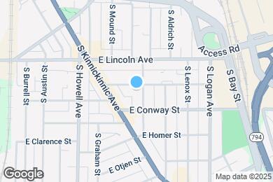 Map image of the property - 2357 S Woodward St