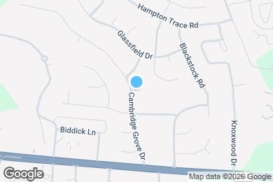 Map image of the property - 17004 Cambridge Grove Dr