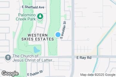 Map image of the property - 1480 S Boulder St