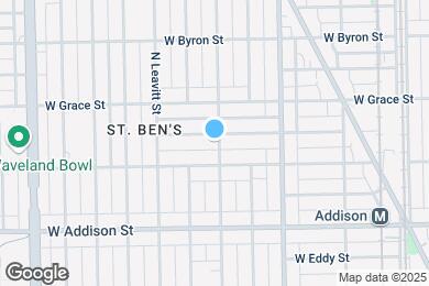 Map image of the property - 3716 N Hoyne Ave