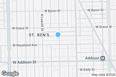 Map image of the property - 3718 N Hoyne Ave