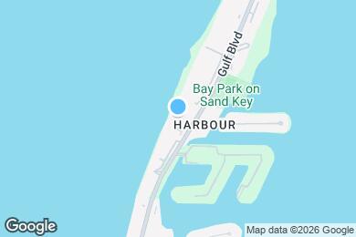 Map image of the property - 1586 Gulf Blvd