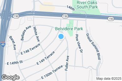 Map image of the property - 6410 E 149 Terrace