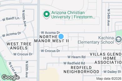 Map image of the property - 14460 N 57th Dr