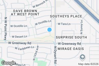 Map image of the property - 13145 W Desert Ln