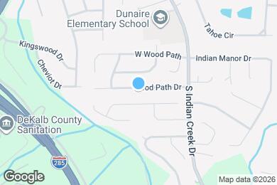 Map image of the property - 3907 Wood Path Dr