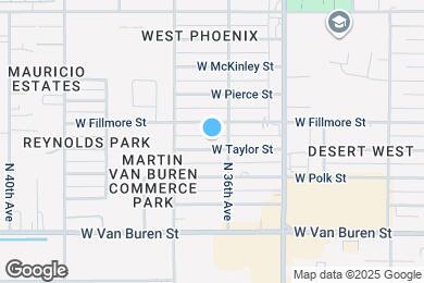 Map image of the property - 3614 W Taylor St