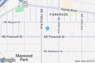 Map image of the property - Parkrose Terrace