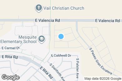 Map image of the property - 9543 E Friedel Dr