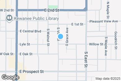 Map image of the property - 222 S Vine St