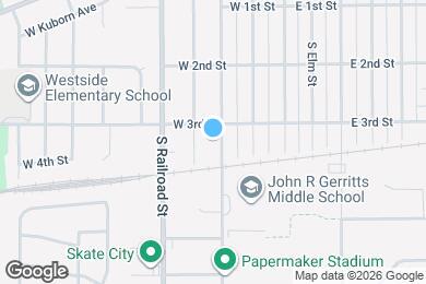 Map image of the property - 414 S John St