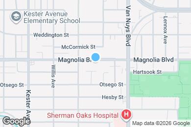 Map image of the property - 14616 Magnolia Blvd