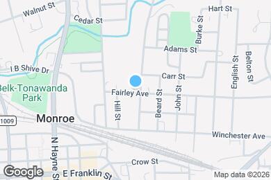 Map image of the property - 601 Stafford St