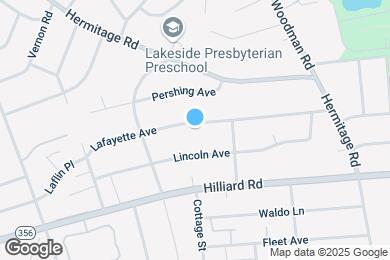 Map image of the property - 2609 Lafayette Ave