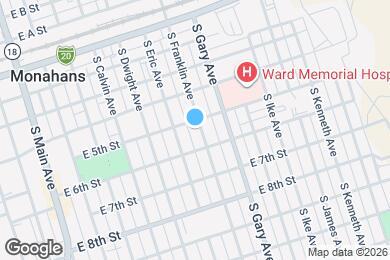 Map image of the property - 503 S Franklin Ave