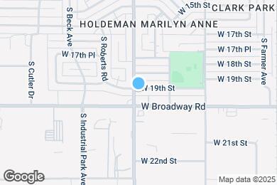 Map image of the property - 825 W 19th St