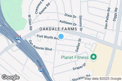 Map image of the property - 411 Fort Worth Ave